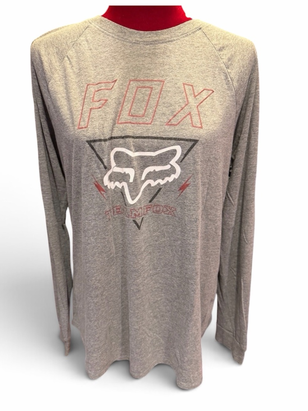 #714. Long sleeve fox racing tee.  Xl